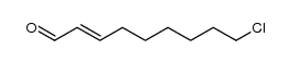 9-chloro-(E)-2-nonen-1-al结构式