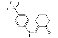 2-(2-(4-(trifluoromethyl)phenyl)hydrazono)cyclohexan-1-one结构式