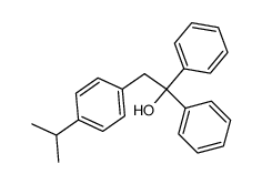 2-(4-isopropylphenyl)-1,1-diphenylethanol结构式
