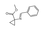methyl 1-(benzylideneamino)cyclopropane-1-carboxylate Structure