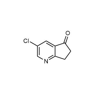 3-Chloro-6,7-dihydro-5H-cyclopenta[b]pyridin-5-one Structure