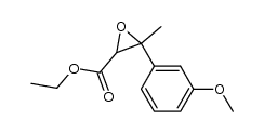 cis/trans-ethyl 2-(3-methoxyphenyl)-2-methyl-1-oxirane-1-carboxylate Structure