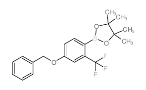 4-苄氧基-2-三氟甲基苯硼酸频那醇酯图片
