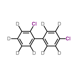 2,4′-Dichlorobiphenyl-d8 Structure