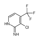 3-chloro-4-(trifluoromethyl)pyridin-2-amine Structure