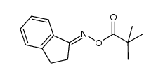 2,3-dihydro-1H-inden-1-one O-pivaloyl oxime结构式