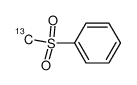 甲基-13C苯基砜结构式