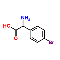 Amino(4-bromophenyl)acetic acid structure