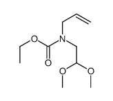 烯丙基(2,2-二甲氧基乙基)氨基甲酸乙酯结构式