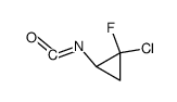 1-chloro-1-fluoro-2-isocyanatocyclopropane Structure