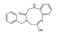 4-benzyl-1,2,5,7-tetrahydro-1,4,7-benzotriazonine-3,6-dione结构式