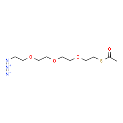 S-Acetyl-PEG3-azide Structure