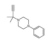 1-(2-Methyl-3-butyn-2-yl)-4-phenylpiperazine Structure
