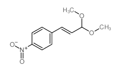 Benzene,1-(3,3-dimethoxy-1-propen-1-yl)-4-nitro- Structure