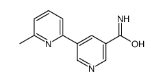 5-(6-methylpyridin-2-yl)pyridine-3-carboxamide Structure