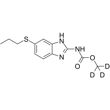 阿苯哒唑-D3结构式