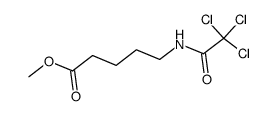 Methyl N-(trichloroacetyl)-5-aminopentanoate结构式