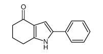 2-苯基-6,7-二氢-1氢-吲哚-4(5氢)-酮结构式