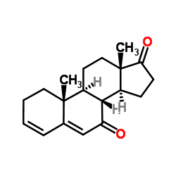 雄甾-3,5二烯-7,17-二酮结构式