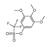 (3,4,5-trimethoxyphenyl) trifluoromethanesulfonate结构式