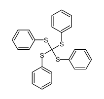 tris(phenylsulfanyl)methylsulfanylbenzene结构式