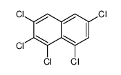 1,2,3,6,8-Pentachloronaphthalene structure