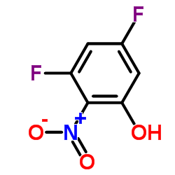 3,5-Difluoro-2-nitrophenol structure