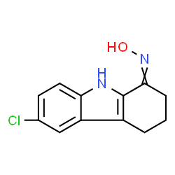 (Z)-6-chloro-2,3,4,9-tetrahydro-1H-carbazol-1-one oxime Structure