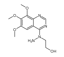 2-[1-(6,7,8-trimethoxyquinazolin-4-yl)hydrazino]-ethanol Structure