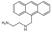 N'-(anthracen-9-ylmethyl)ethane-1,2-diamine Structure