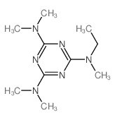 1,3,5-Triazine-2,4,6-triamine,N2-ethyl-N2,N4,N4,N6,N6-pentamethyl- Structure