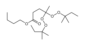 butyl 4,4-bis(2-methylbutan-2-ylperoxy)pentanoate Structure