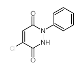 3,6-Pyridazinedione,4-chloro-1,2-dihydro-1-phenyl-结构式