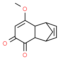 1,4-Methanonaphthalene-5,6-dione, 1,4,4a,8a-tetrahydro-8-methoxy- (8CI)结构式