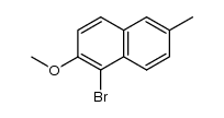 (1-bromo-6-methyl-[2]naphthyl)-methyl ether结构式