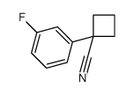 1-(3-氟苯基)环丁烷-1-腈结构式