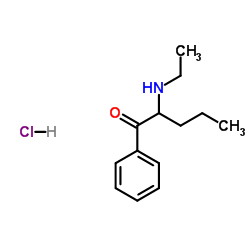 2-(ethylamino)-1-phenylpentan-1-one,hydrochloride Structure