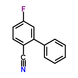 5-Fluoro-2-biphenylcarbonitrile Structure