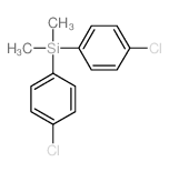 bis(4-chlorophenyl)-dimethyl-silane Structure