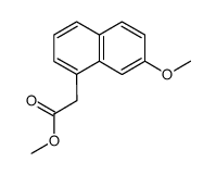 methyl (7-methoxy-1-naphthyl)acetate Structure