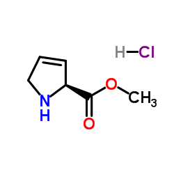 3,4-dehydro-l-proline methyl ester hydrochloride Structure