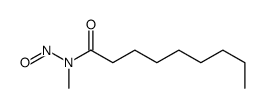N-methyl-N-nitrosononanamide结构式