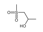 1-methylsulfonylpropan-2-ol结构式
