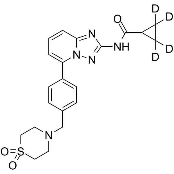 Filgotinib-d4结构式
