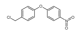 (4-chloromethyl-phenyl)-(4-nitro-phenyl)-ether结构式