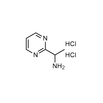 1-Pyrimidin-2-ylethanamine;dihydrochloride Structure