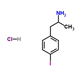 4-Iodoamphetamine (hydrochloride) Structure
