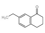 7-乙基-3,4-二氢-2H-1-萘酮结构式