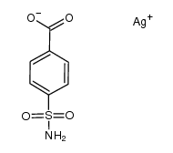 silver(I) 4-sulfamoylbenzoate结构式