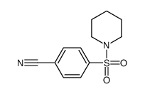 4-(piperidine-1-sulfonyl)benzonitrile Structure